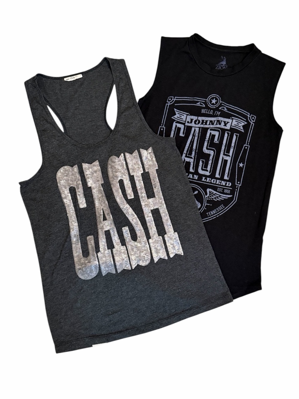 Johnny Cash Tank Tops (Set of 2)